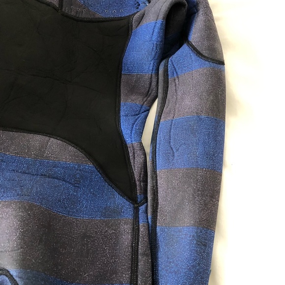 Wetsuit Full Suit 4/3mm No Zip Buell Striped - Picture 7 of 11